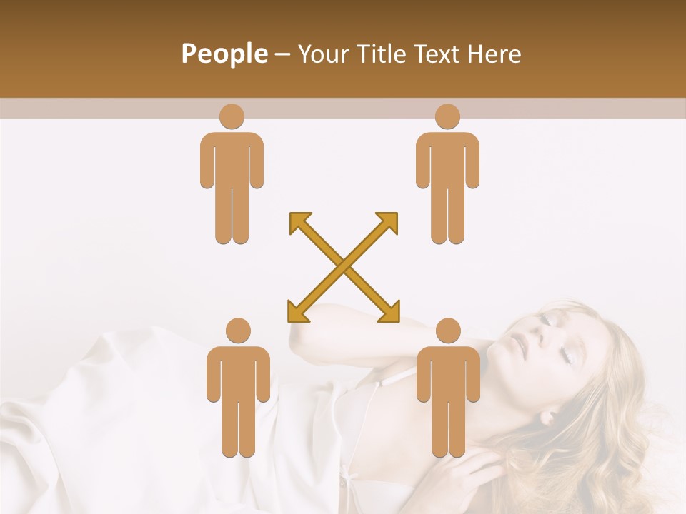 Sensuality Serenity Portrait PowerPoint Template