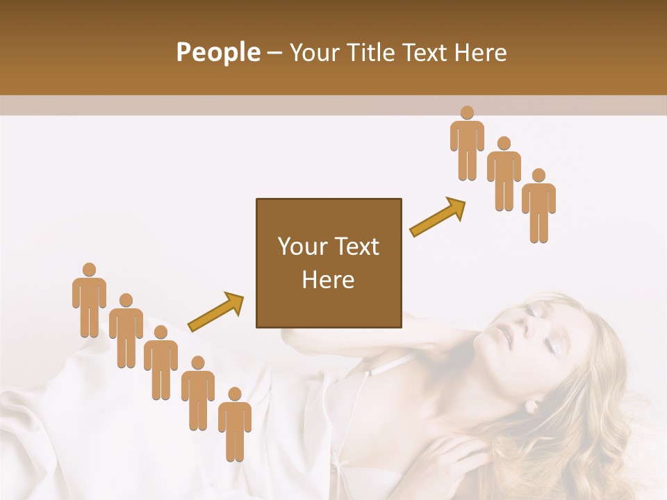 Sensuality Serenity Portrait PowerPoint Template