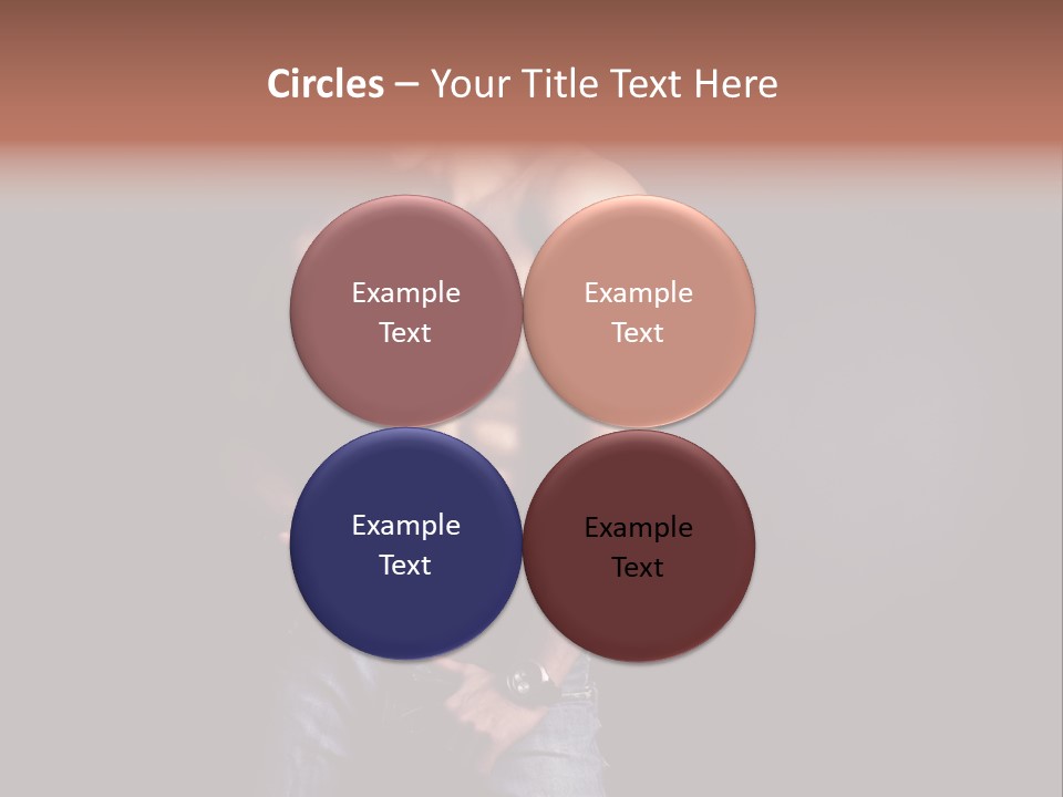 Male Model In Jeans PowerPoint Template