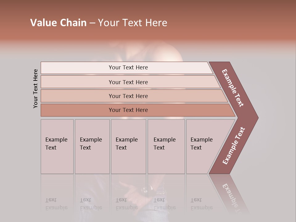 Male Model In Jeans PowerPoint Template