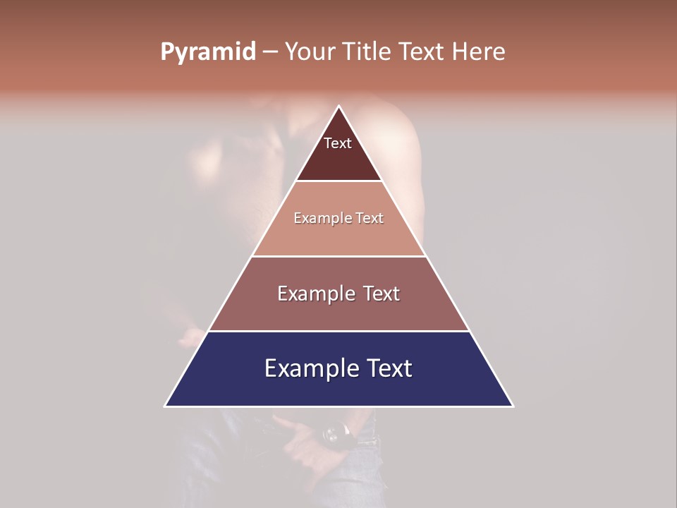 Male Model In Jeans PowerPoint Template