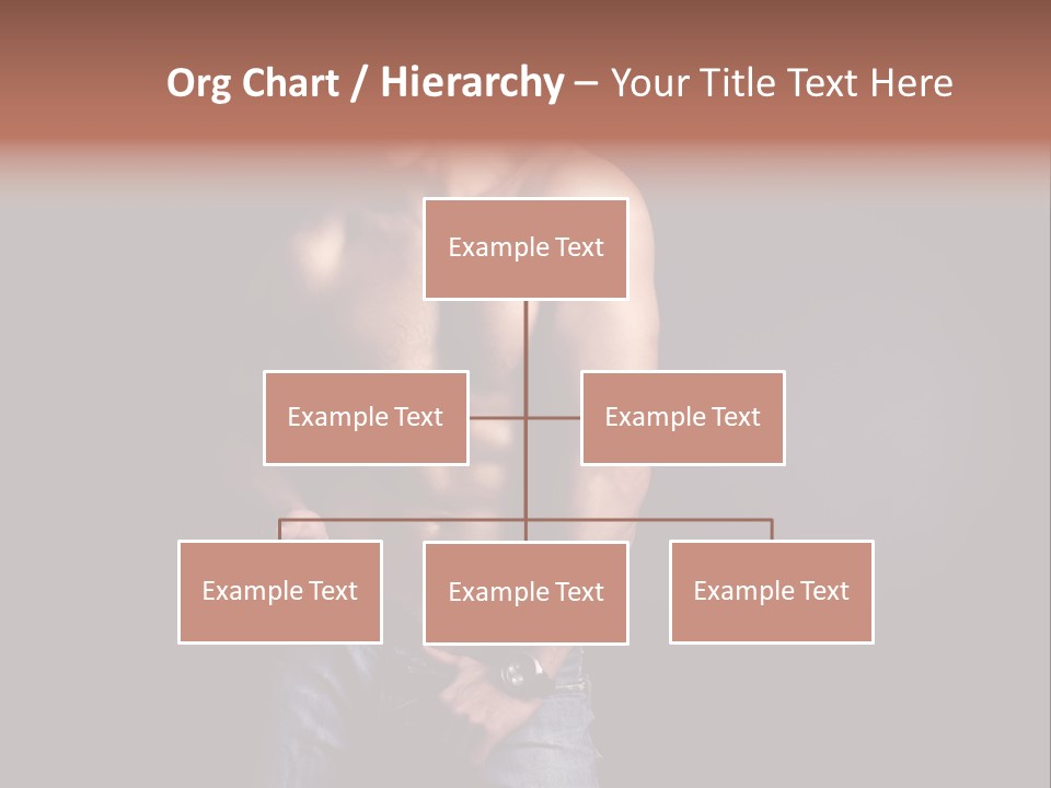 Male Model In Jeans PowerPoint Template