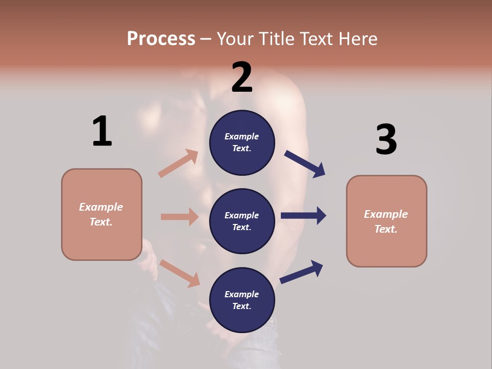 Male Model In Jeans PowerPoint Template