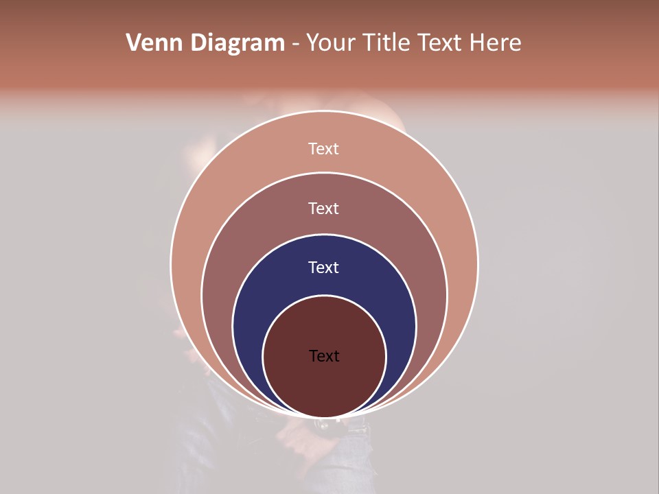 Male Model In Jeans PowerPoint Template