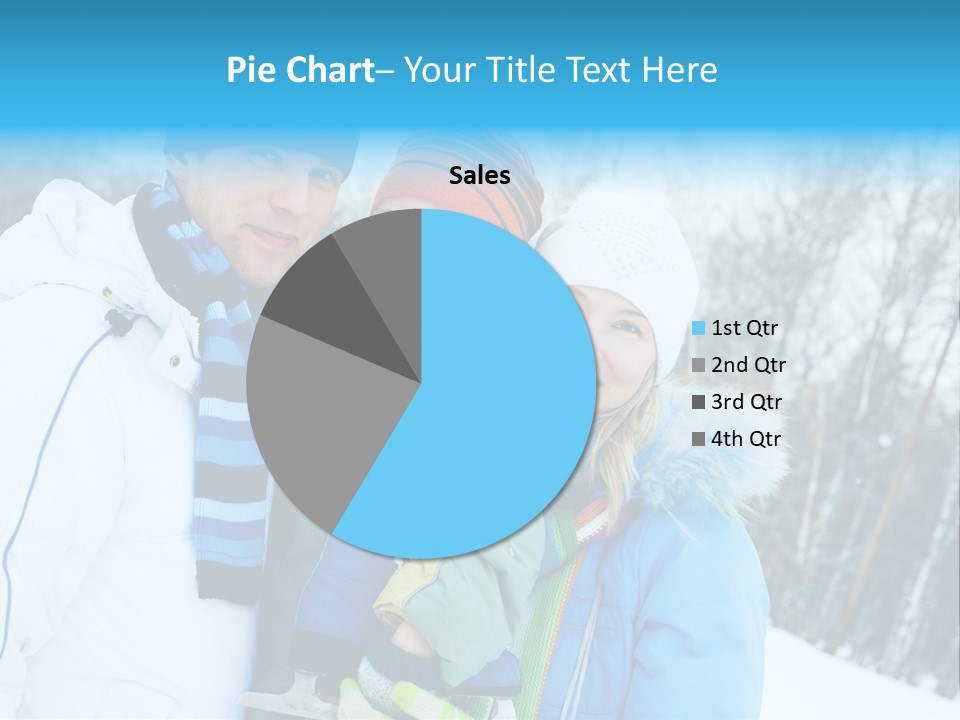 Family Ice Skating PowerPoint Template