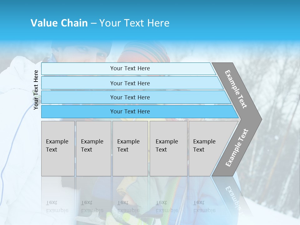 Family Ice Skating PowerPoint Template