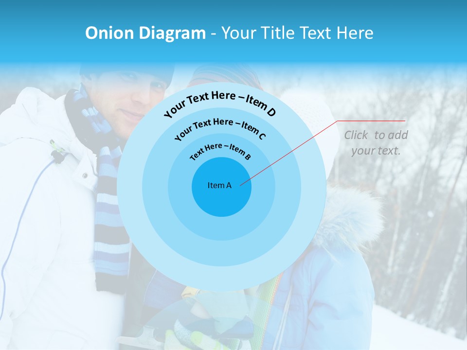 Family Ice Skating PowerPoint Template