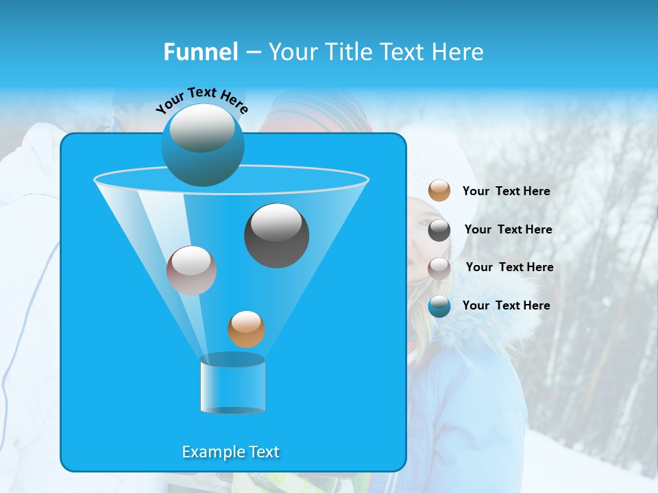 Family Ice Skating PowerPoint Template