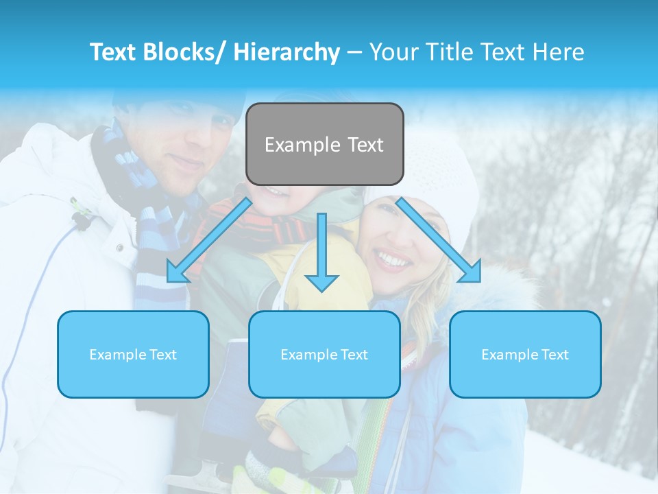 Family Ice Skating PowerPoint Template