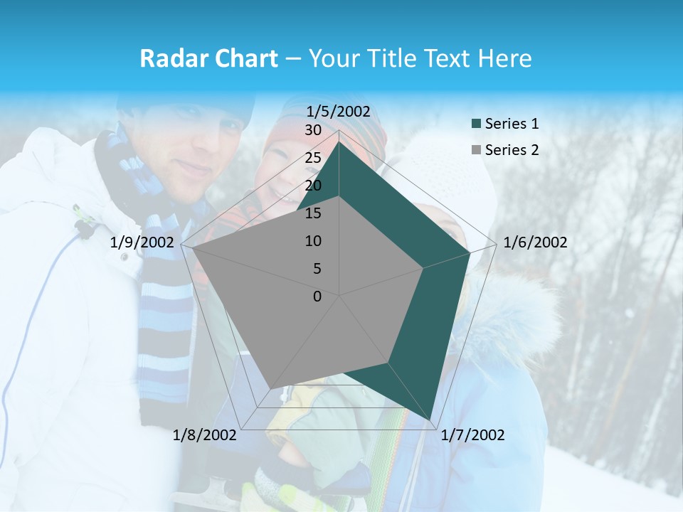 Family Ice Skating PowerPoint Template