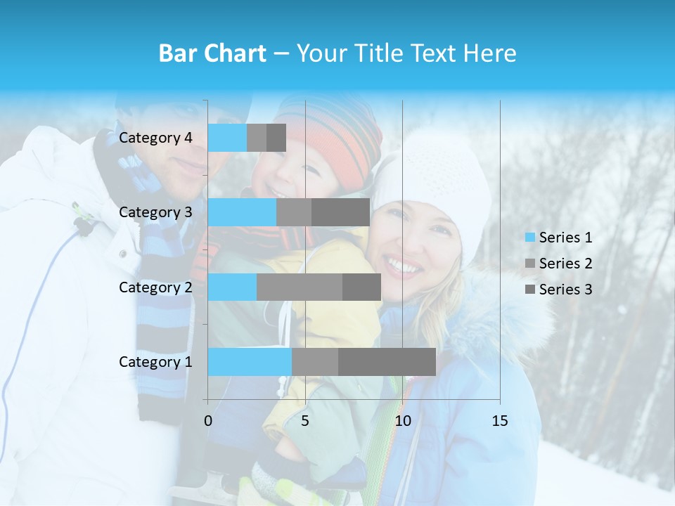 Family Ice Skating PowerPoint Template
