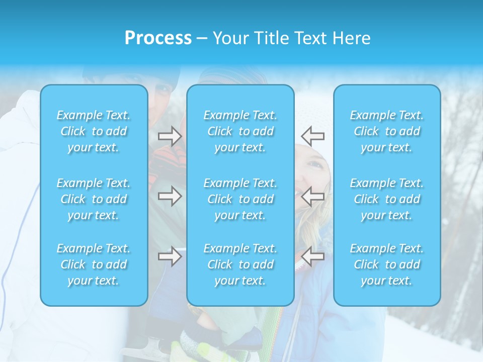 Family Ice Skating PowerPoint Template