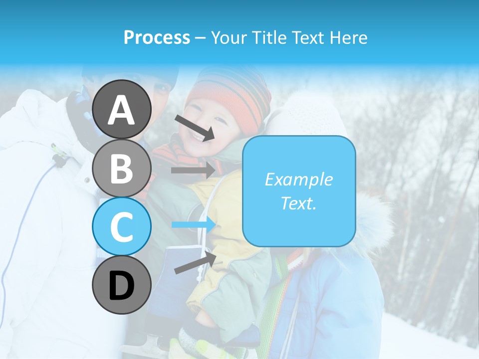 Family Ice Skating PowerPoint Template