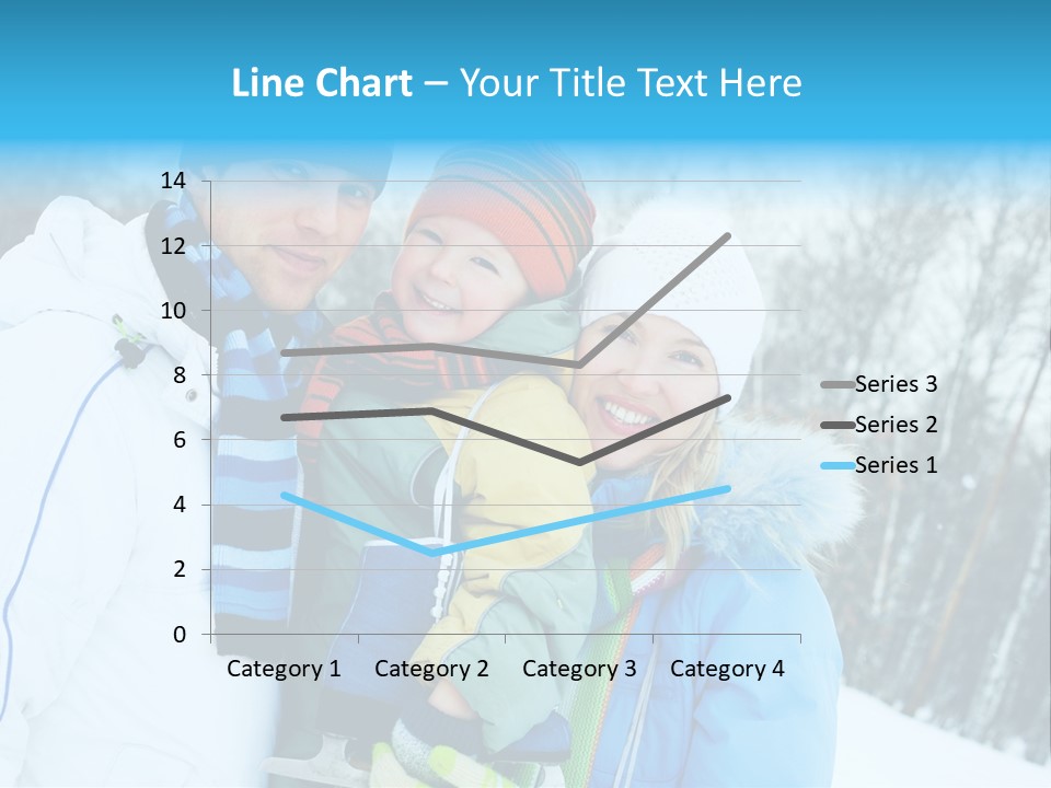 Family Ice Skating PowerPoint Template
