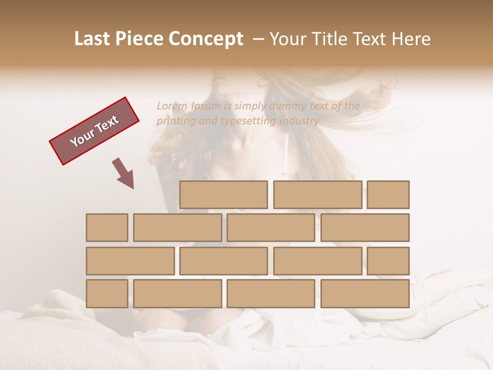 Woman With Woman In Bed PowerPoint Template