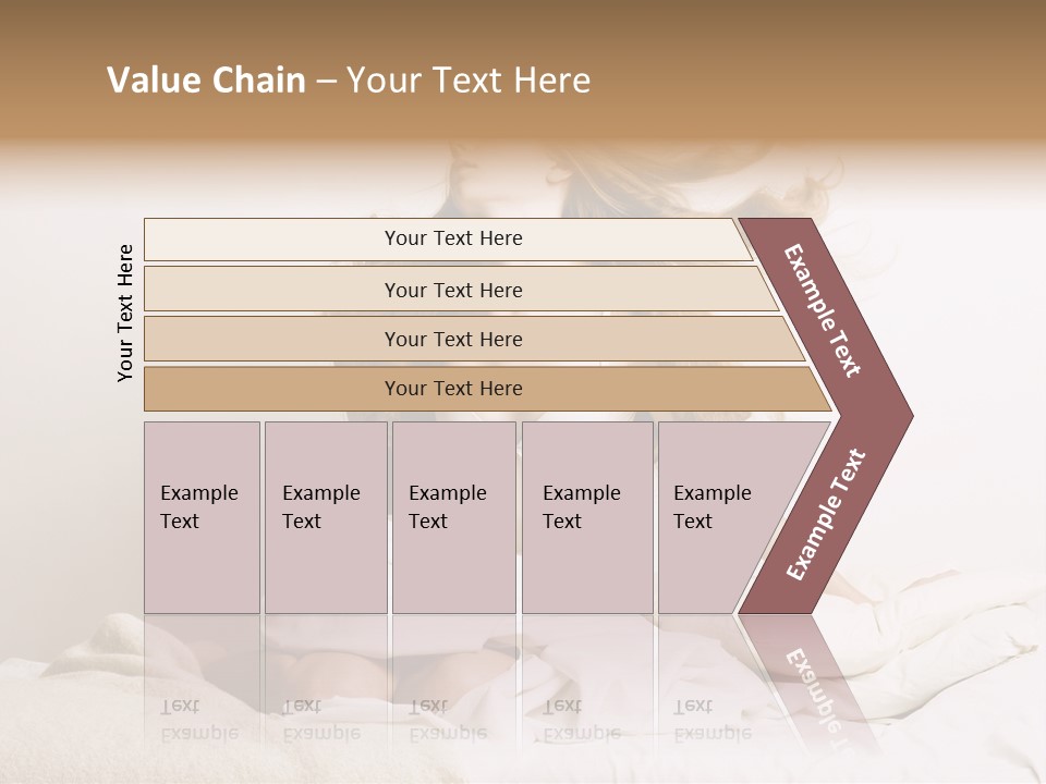Woman With Woman In Bed PowerPoint Template
