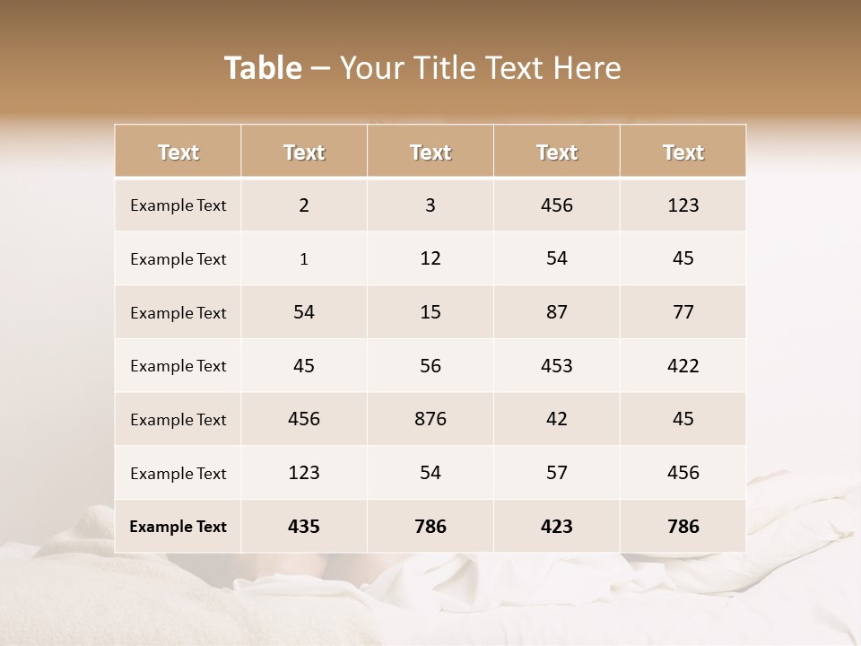 Woman With Woman In Bed PowerPoint Template