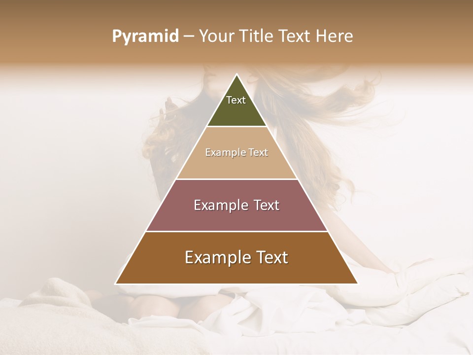 Woman With Woman In Bed PowerPoint Template