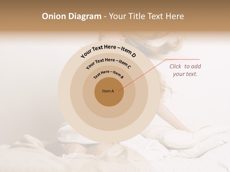 Woman With Woman In Bed PowerPoint Template