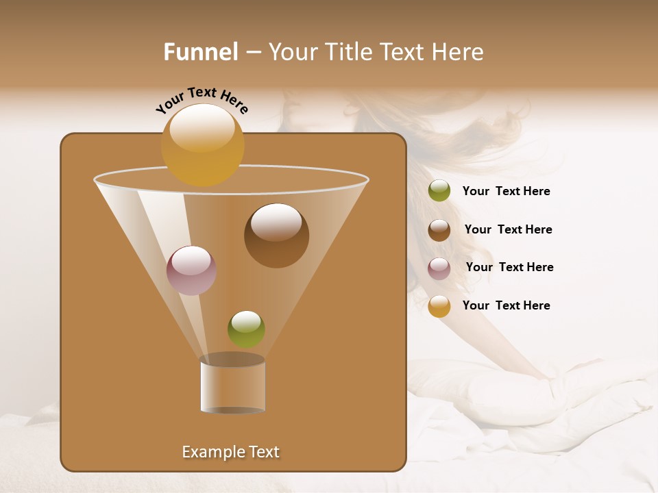 Woman With Woman In Bed PowerPoint Template