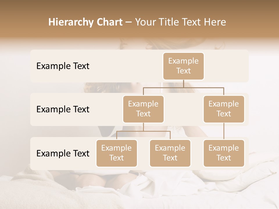 Woman With Woman In Bed PowerPoint Template