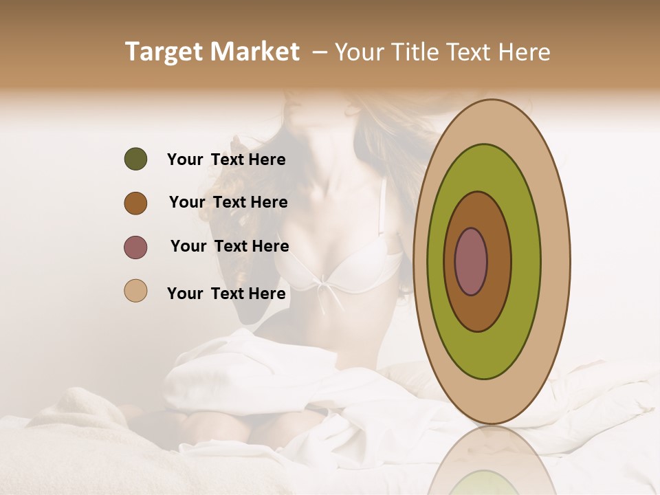 Woman With Woman In Bed PowerPoint Template