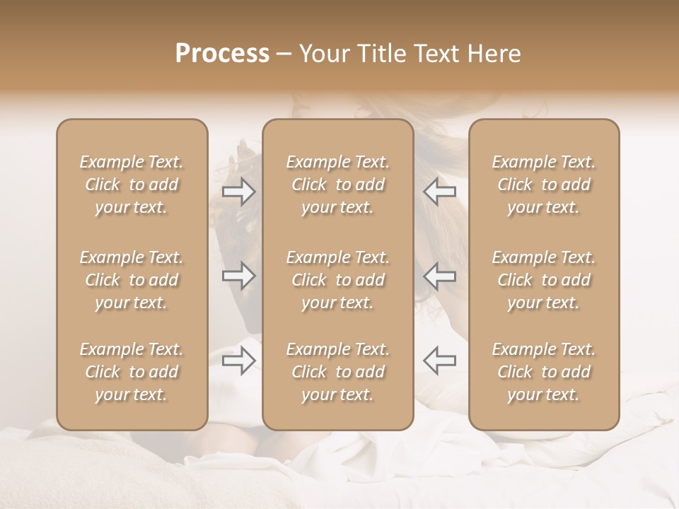 Woman With Woman In Bed PowerPoint Template