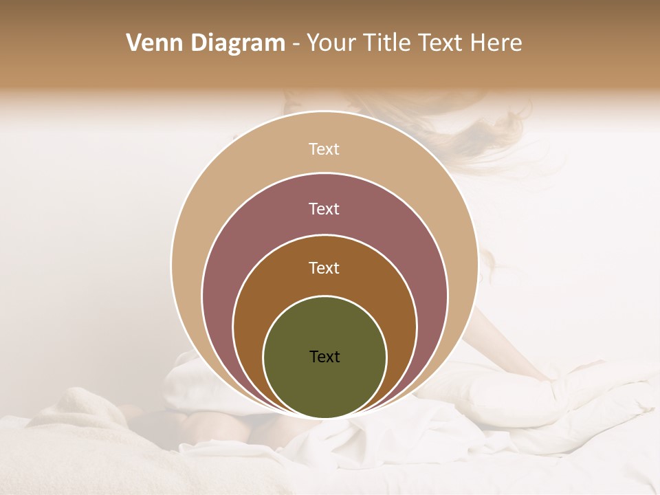 Woman With Woman In Bed PowerPoint Template