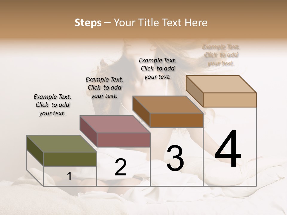 Woman With Woman In Bed PowerPoint Template