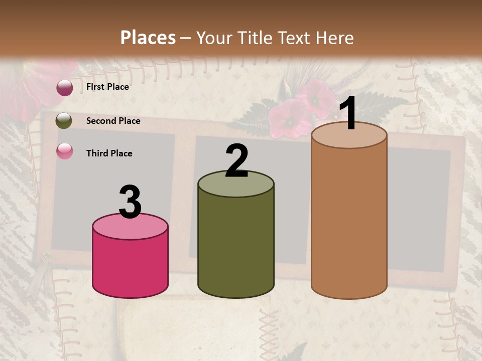 Album Photo Frame PowerPoint Template