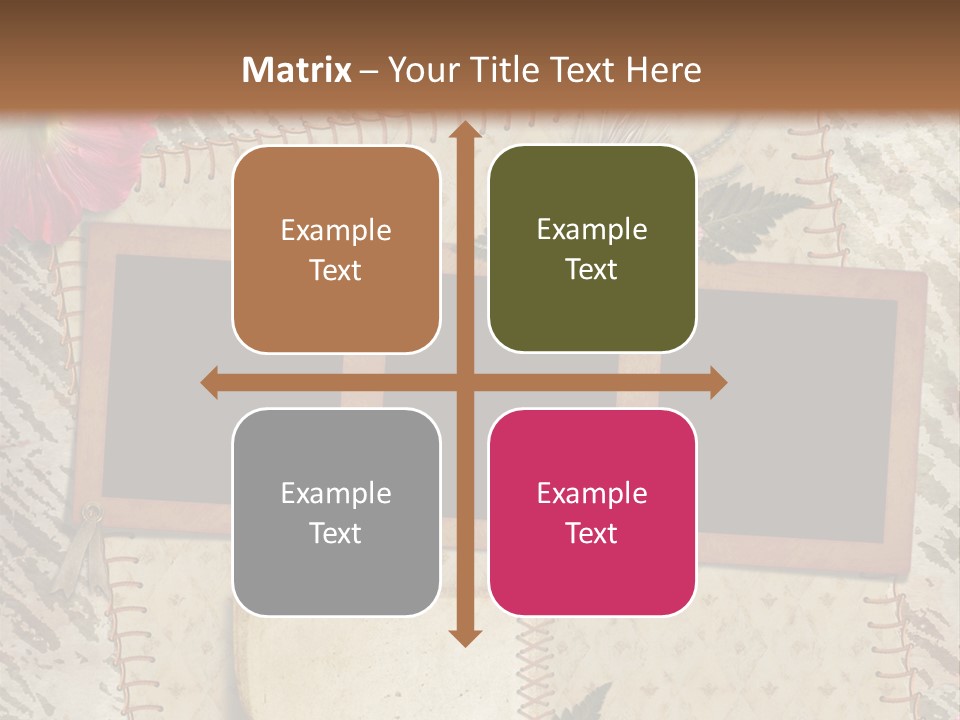 Album Photo Frame PowerPoint Template