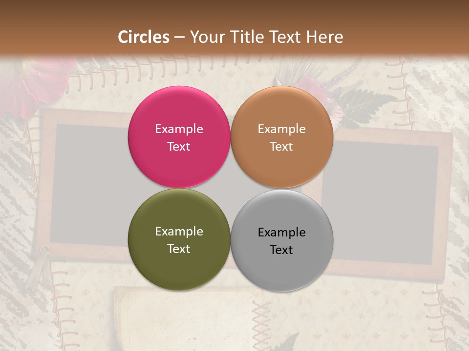 Album Photo Frame PowerPoint Template