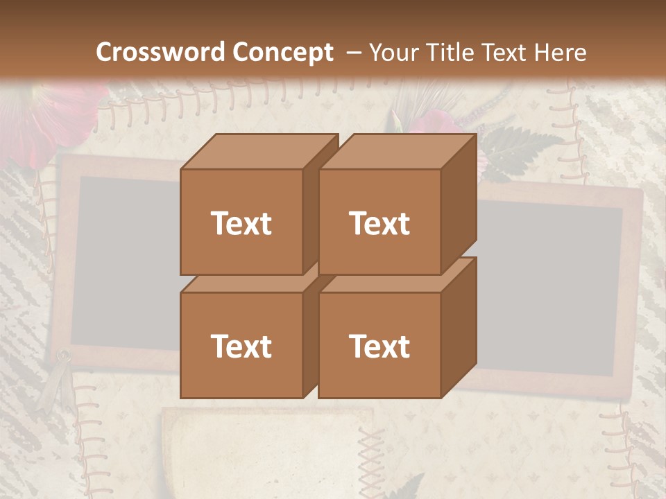 Album Photo Frame PowerPoint Template