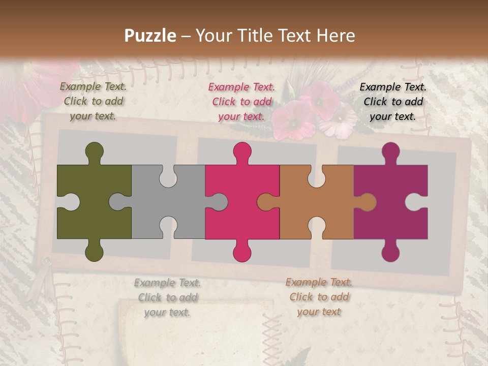 Album Photo Frame PowerPoint Template