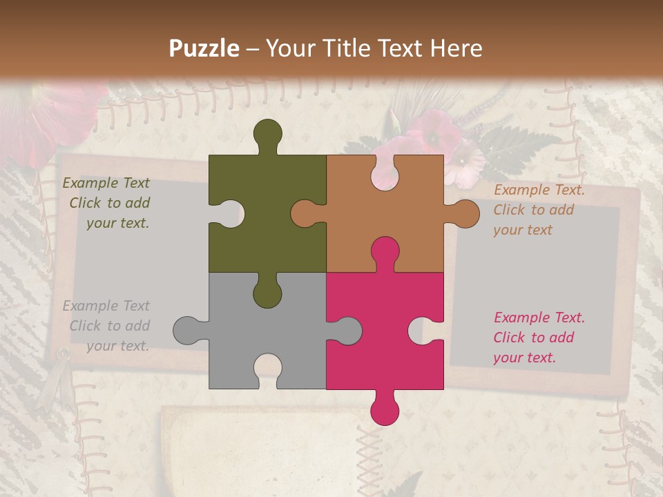 Album Photo Frame PowerPoint Template