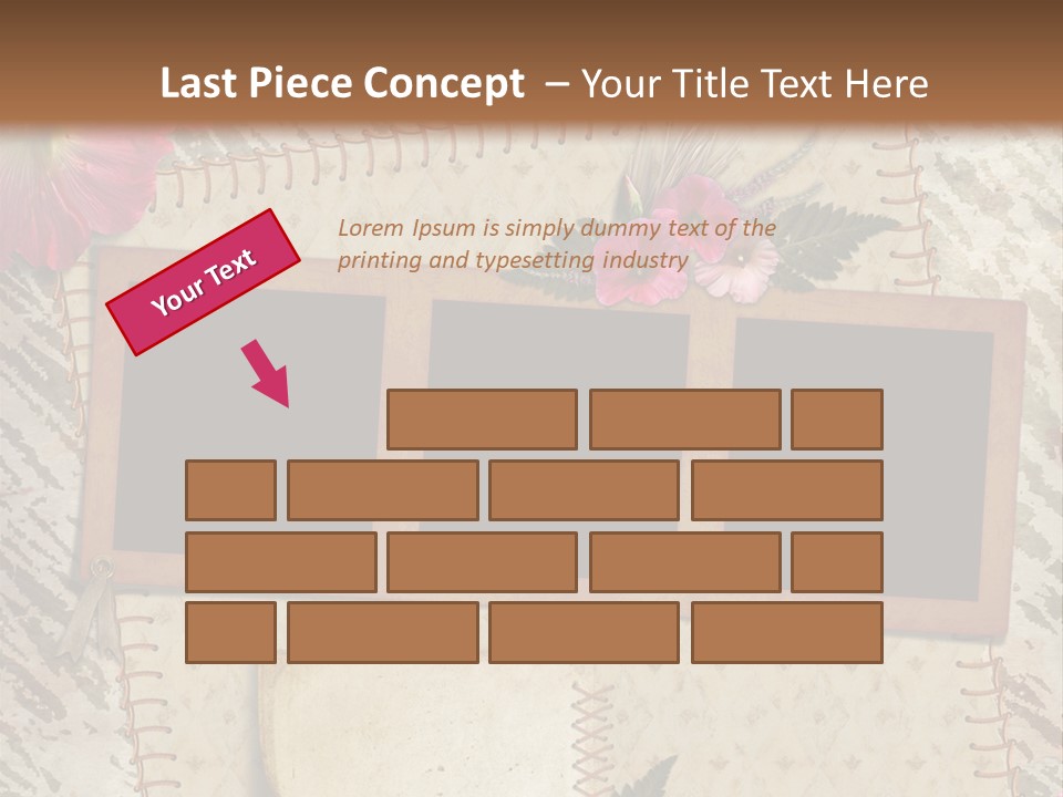 Album Photo Frame PowerPoint Template