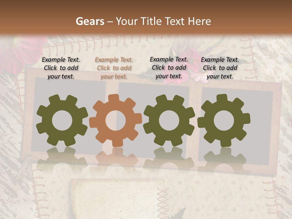 Album Photo Frame PowerPoint Template