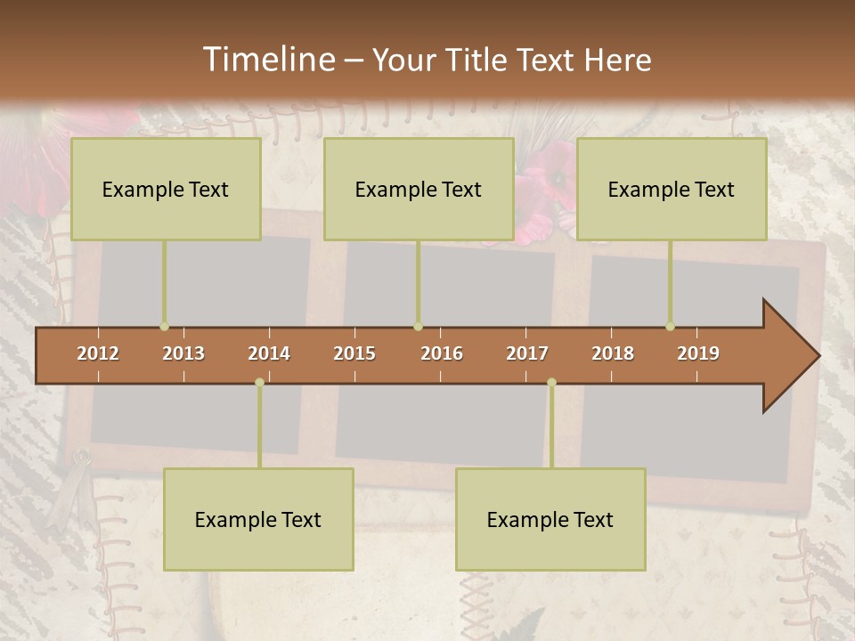 Album Photo Frame PowerPoint Template