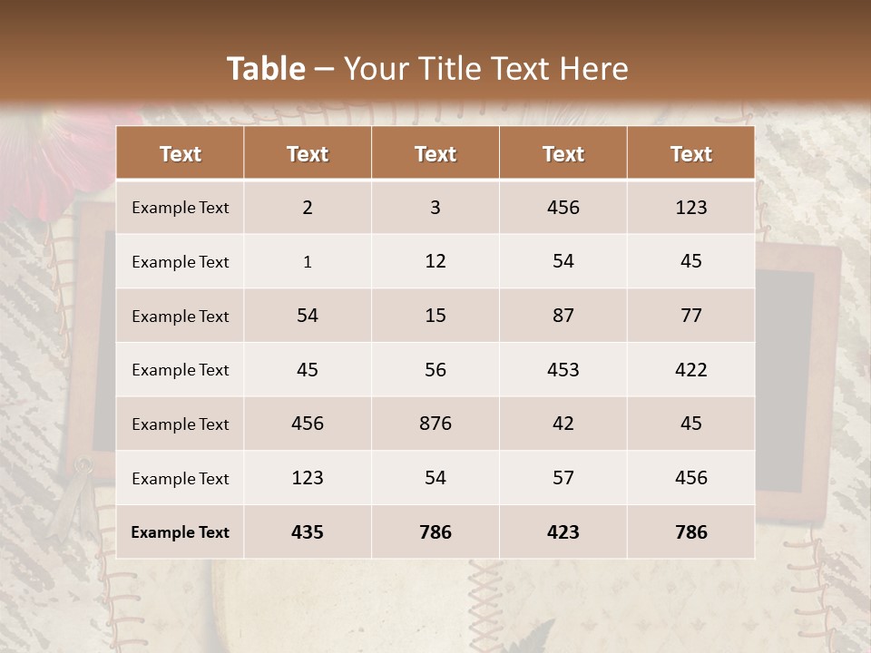 Album Photo Frame PowerPoint Template