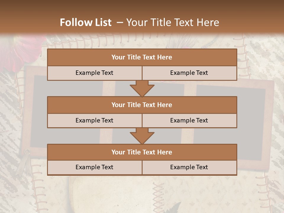 Album Photo Frame PowerPoint Template