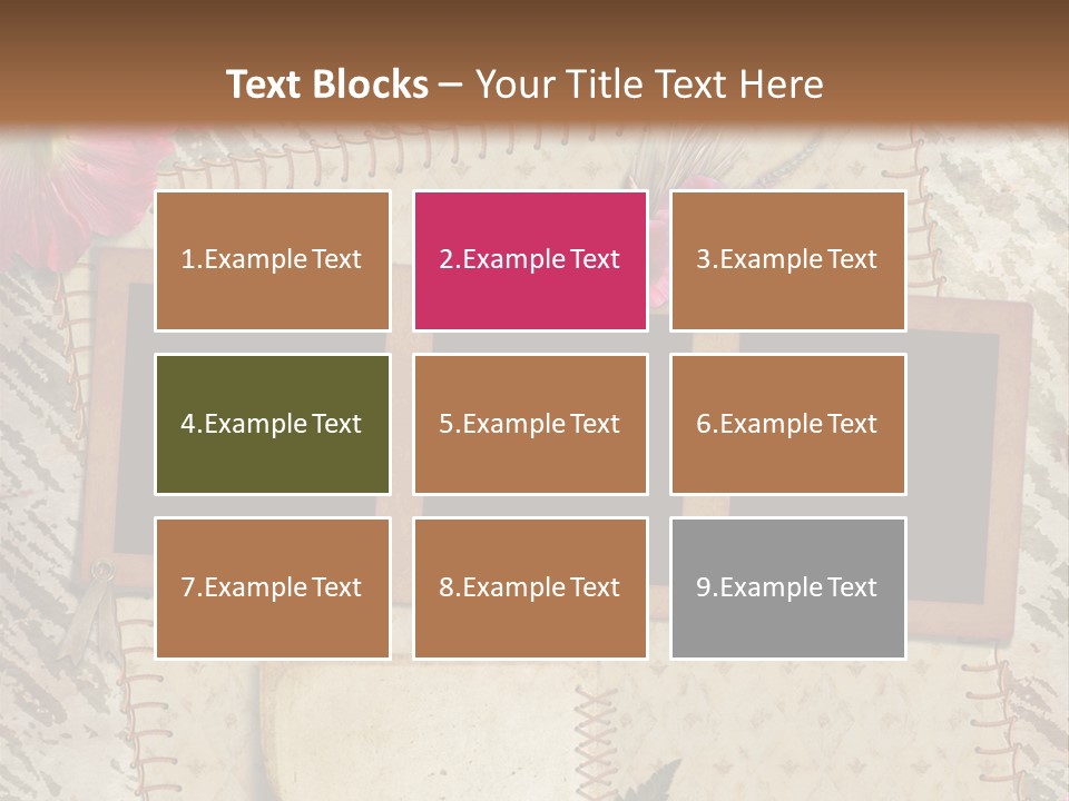 Album Photo Frame PowerPoint Template