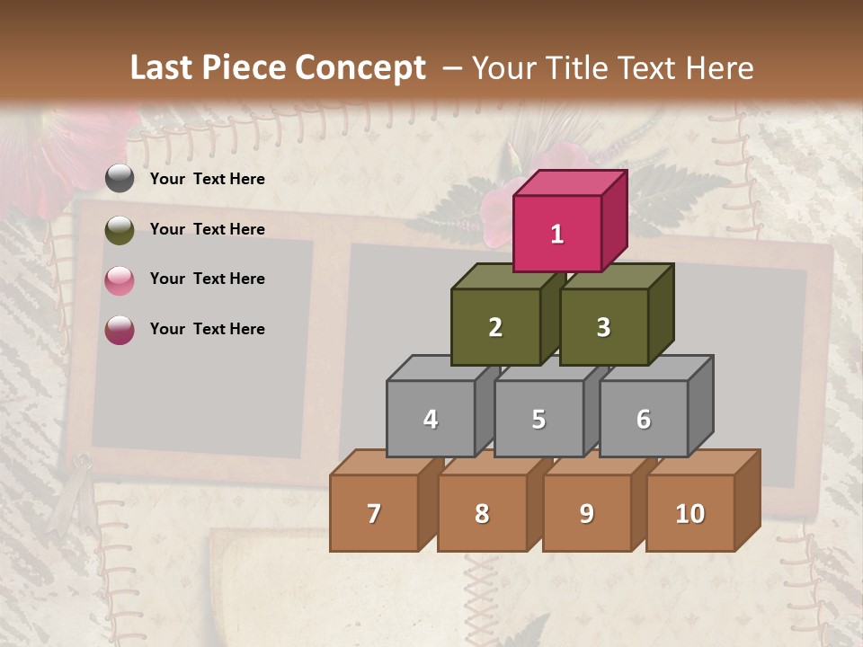 Album Photo Frame PowerPoint Template