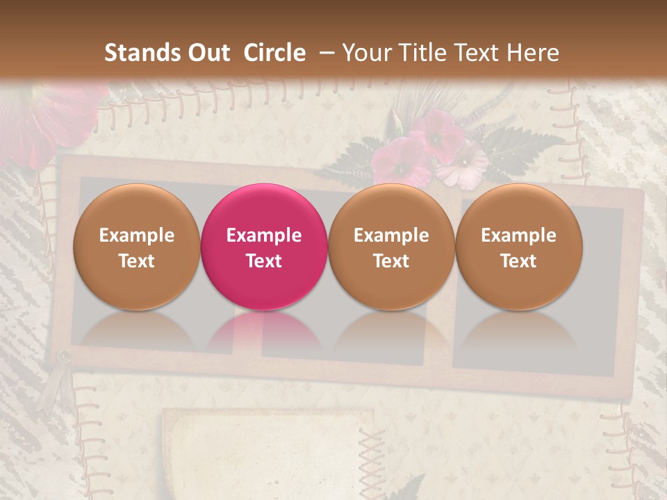 Album Photo Frame PowerPoint Template