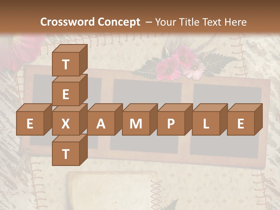 Album Photo Frame PowerPoint Template