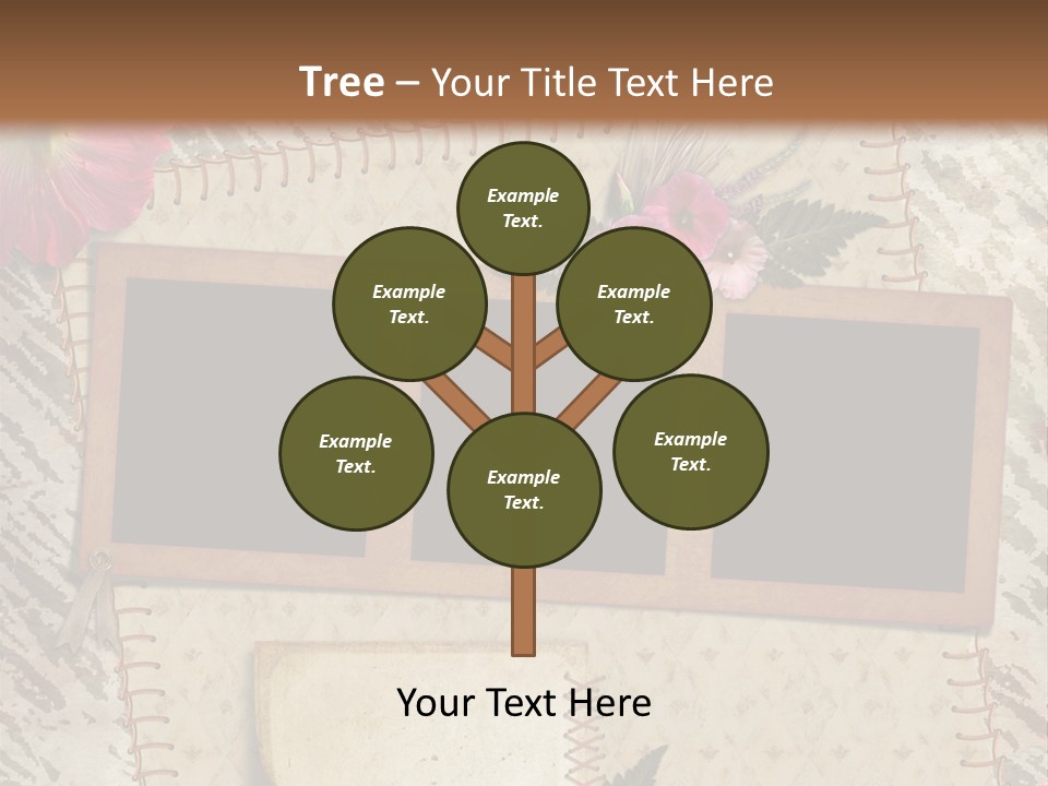 Album Photo Frame PowerPoint Template