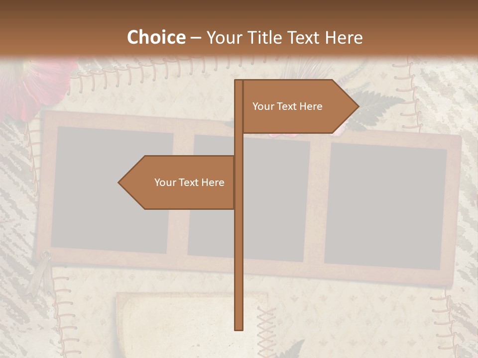 Album Photo Frame PowerPoint Template