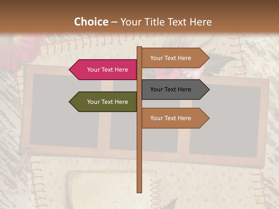 Album Photo Frame PowerPoint Template