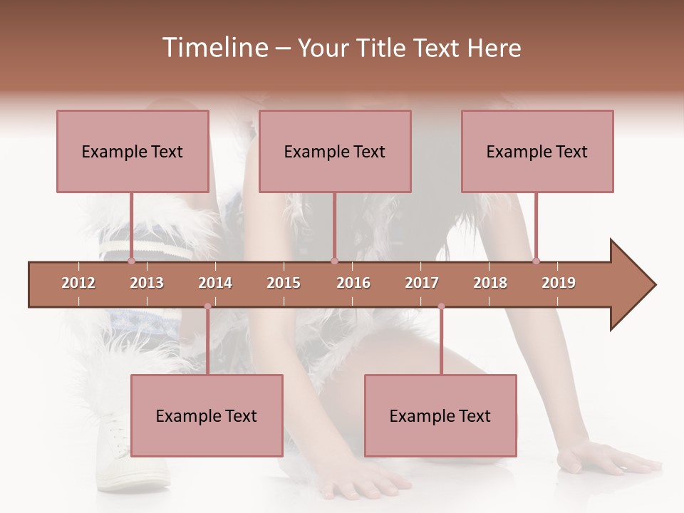 Snowflake Young Cold PowerPoint Template