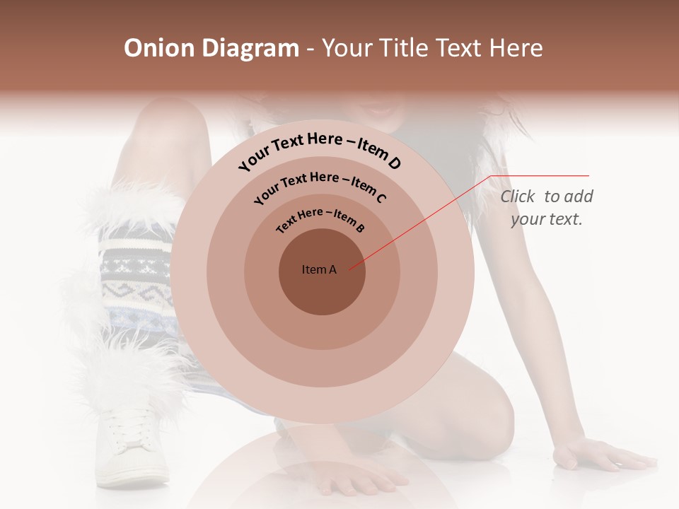 Snowflake Young Cold PowerPoint Template