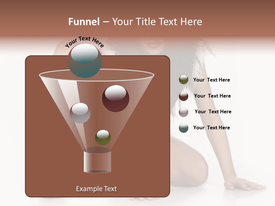 Snowflake Young Cold PowerPoint Template